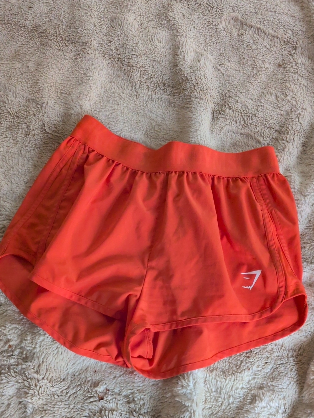 Orange workout shorts - Gymshark Sz Small